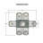 Algird 6 - Person Patio Dining Set Umbrella Hole Included Rectangular Table with Cushions Included-42662597