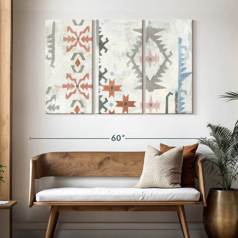 Lelar Southwest Design I Boho, H 32 po x l 50 po