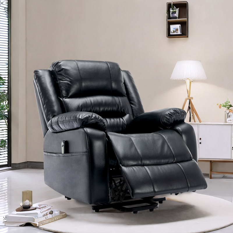 Fauteuil inclinable Agnethe, Noir