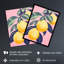 Wall Art Print Lemon Tree Branch Pastel Colour Mauve Pink Kitchen Artwork Poster