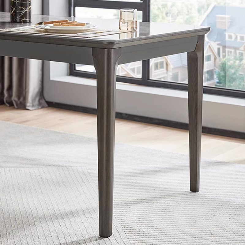 Adalinda Solid Wood Base Dining Table