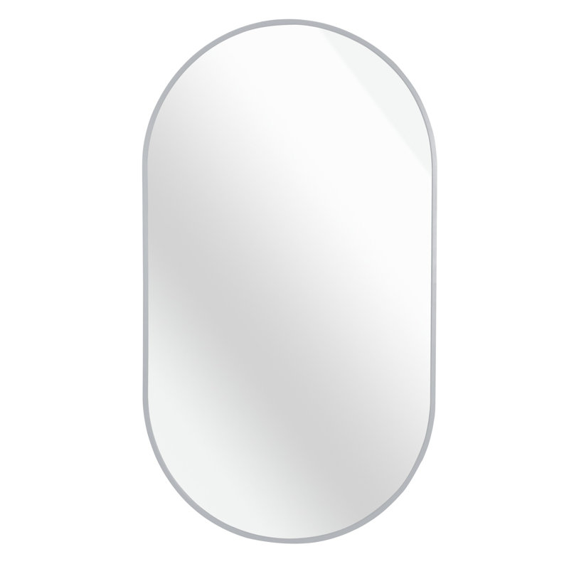 Accent Mirror, Accent Mirror, Metal Oval Mirror, Gold, 28" x 20"