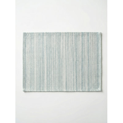 Napperon Aqua Blue Shoreline Grid