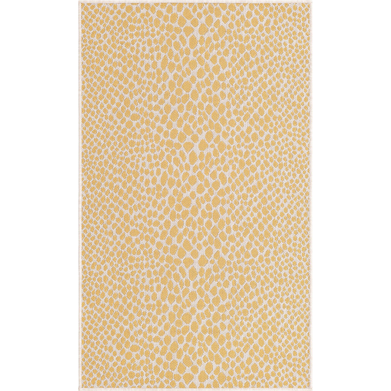 Tapis d'extérieur couleur or, Rectangle 3 pi x 5 pi