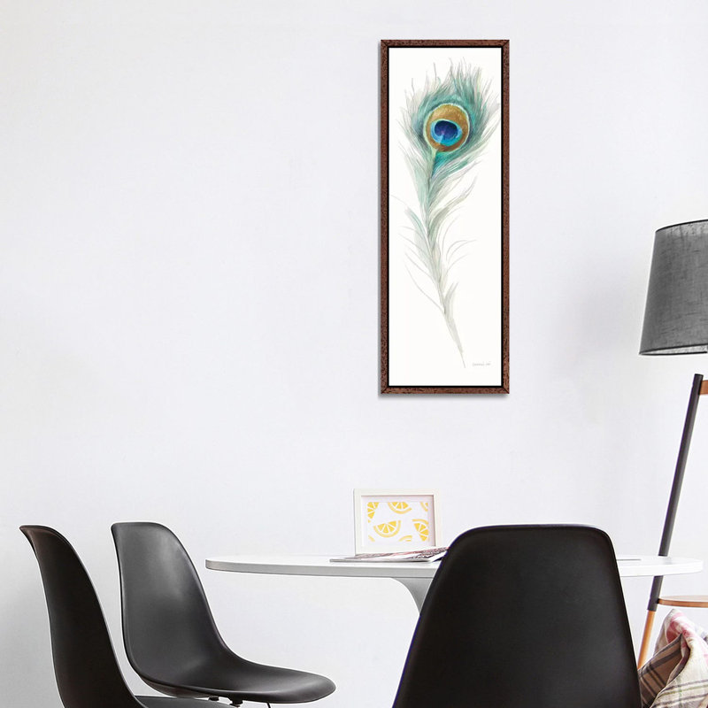 Jaipur IX by Danhui Nai - Panoramic Print on Canvas, 121.92 cm H x 40.64 cm W, Classic Brown Wood Framed