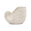 Sand And Cement Nautilus Shell Planter With Textured Beige Finish-886896801