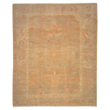 Navereh Wool Oriental Area Rug in Gold/Neutral/Taupe
