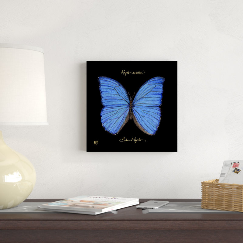 Papillon frappant I, H 12 po x l 12 po x P 1,25 po