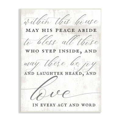 Wrapped Canvas Textual Art