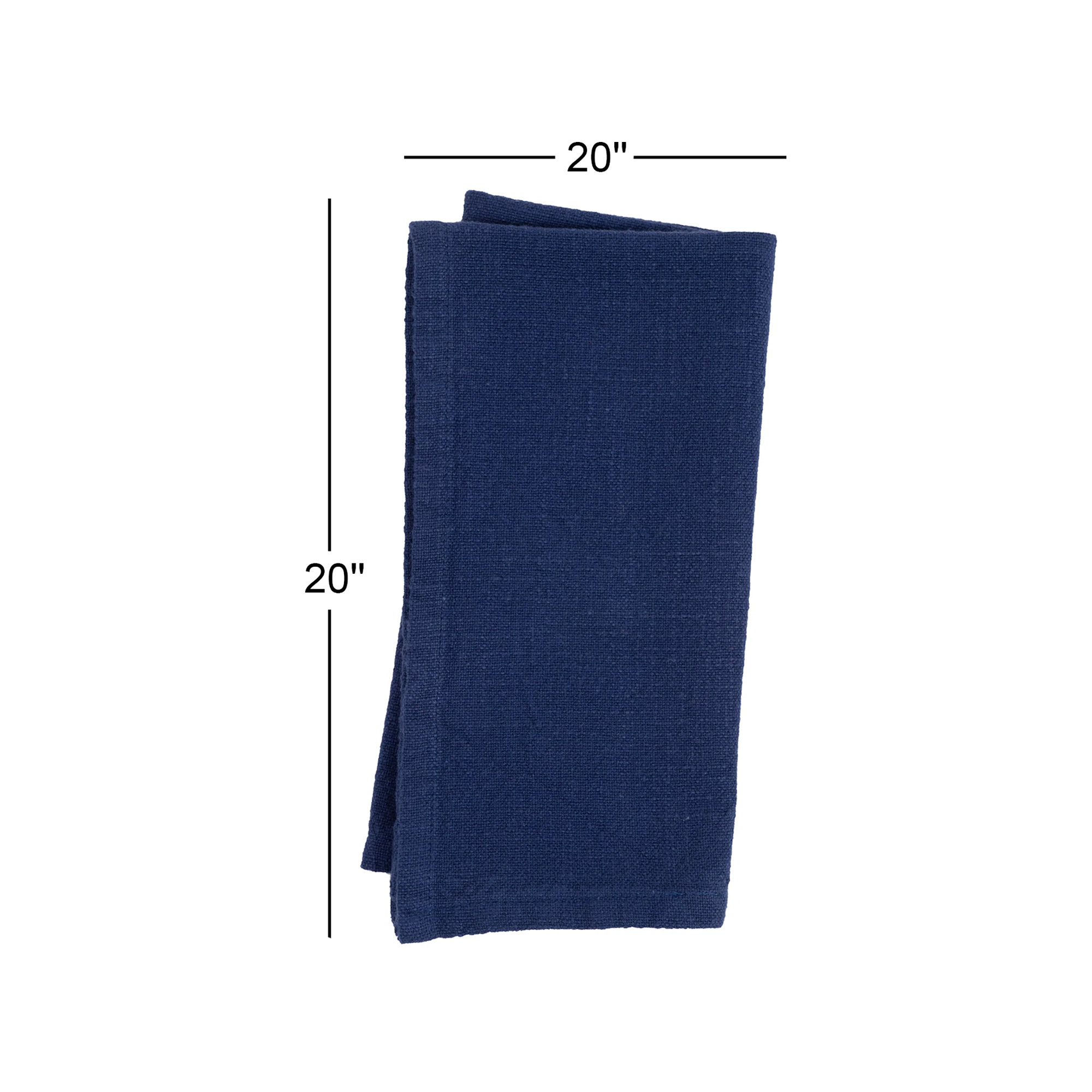 Asel 4 Piece Napkin Set, Blue