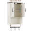 Armoire murale avec porte-serviettes, 3 crochets et tablette réglable, matériau, 22,4 po de hauteur - rangement monté inspiré 12,2 lb