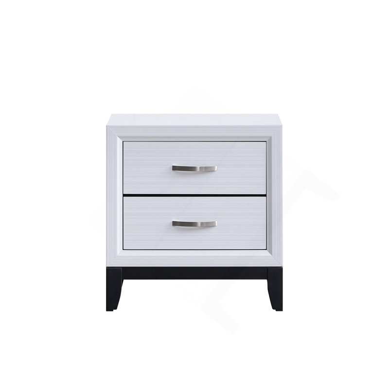 Table de chevet Glasgow G04390-N, blanc, Blanc