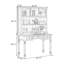 Bureau rectangulaire en bois massif brun noisette-1161728252