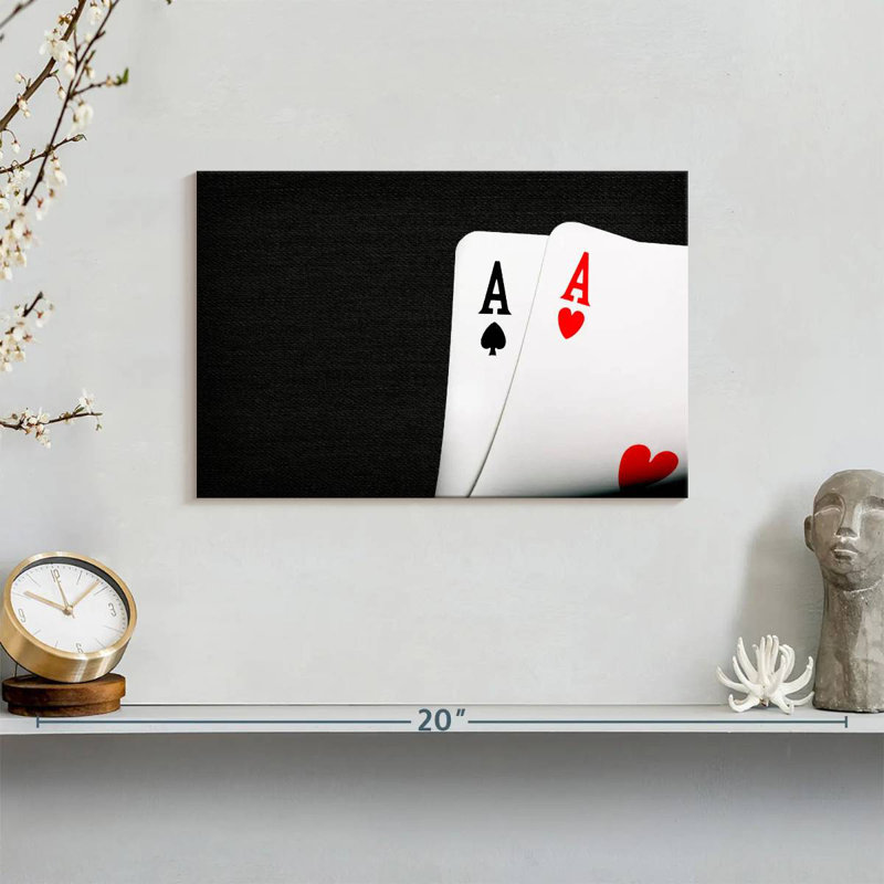  Jeu de cartes «Ace», H 8 po x l 12 po