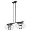 Luminaire suspendu linéaire pour îlot de cuisine 4 lumières Mathes-80587306