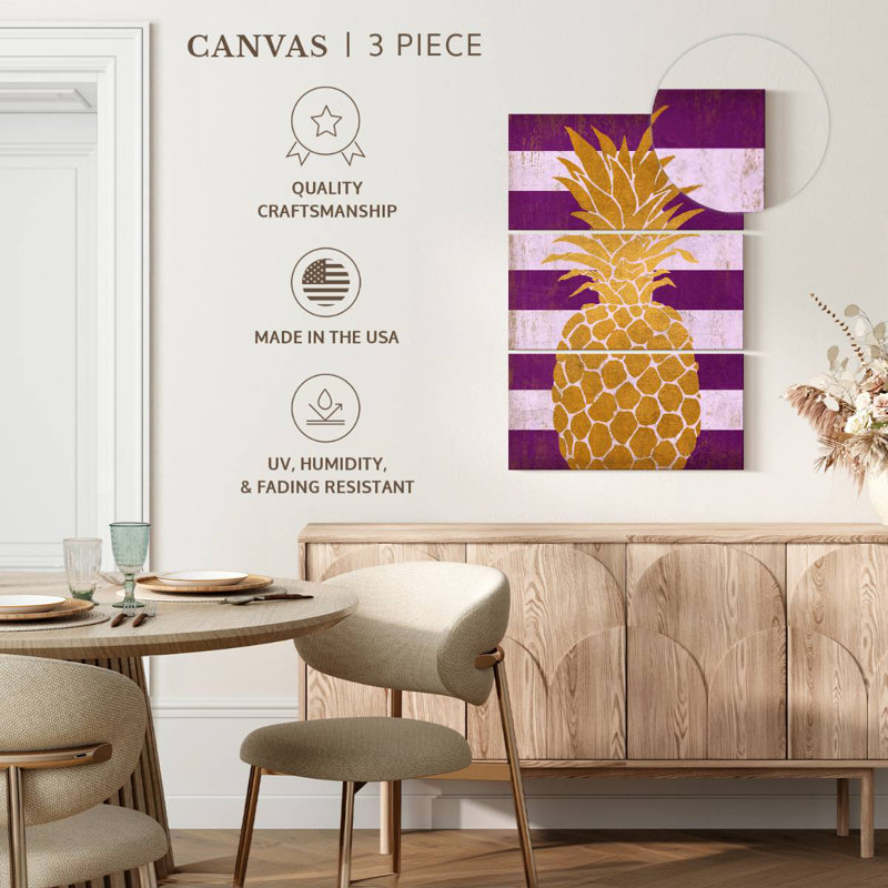 Yarlin Gold Coast Pineapple Color, 32" H x 20" W