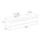 Banc rembourré orange-903814156