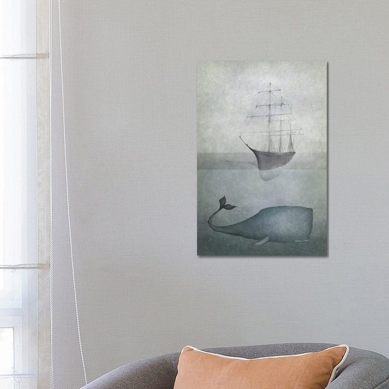 Deep Water by Majali - Wrapped Canvas Gallery-Wrapped Canvas Giclée, 66.04cm H x 45.72cm W
