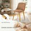 Velvet Dining Chairs With Wooden Legs Set Of 4-211647613-206183661