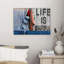 40,Street Graffiti Wall Art Decor Life Is Beautiful Large Abstract Pictures Painting.