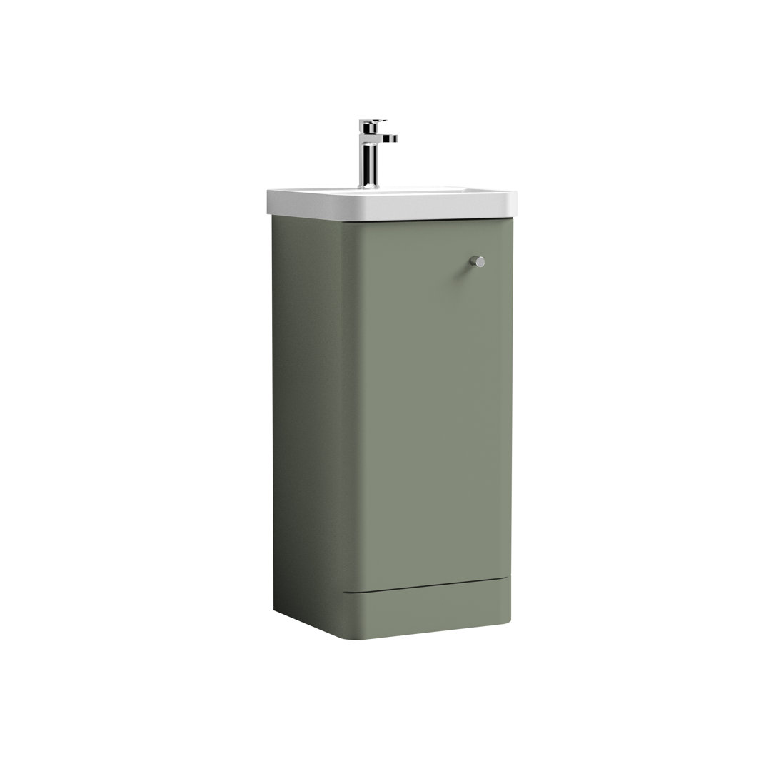 Core 405 mm Freestanding Single Vanity with Drop In Basin