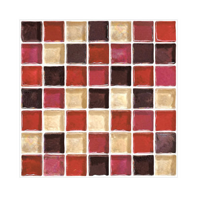 20pcs Home Decor Living Room Tile Set Strong Sticker Kitchen Wall Sticker
