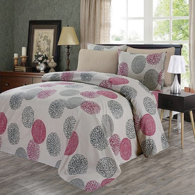 Microfiber Floral Sheet Set