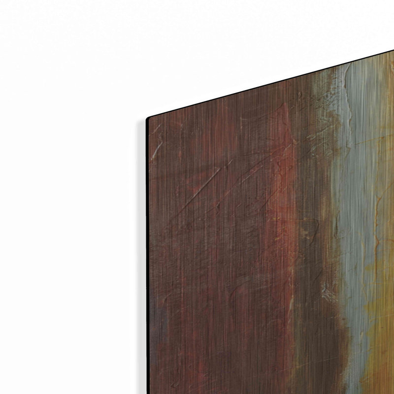 «Red Gunsy Nights II» par Erin Ashley, art mural en métal Red Barrel Studio®, H 36 po x l 24 po