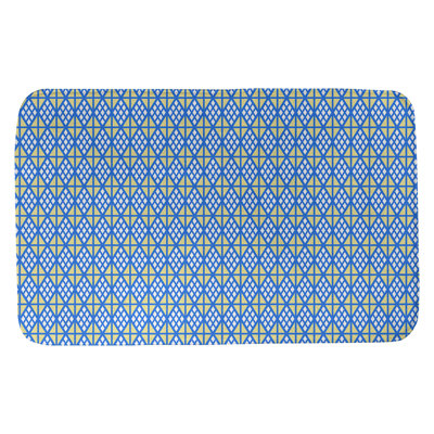 Tapis pour salle de bain diamants Leffel