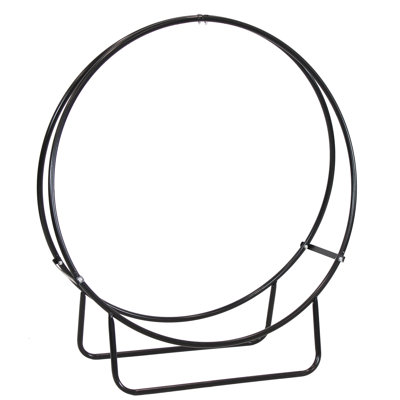  Support à bûches à bois en acier pour l'intérieur et l'extérieur - 40 po - Capacité de 500 lb