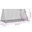 Rabbit Hutch Silver Galvanised Steel-1220091219