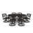 Saoirse 6 - Person Patio Dining Set with Oval Table-2110059852