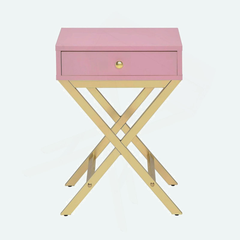 Rectangular Side Table With One Drawer