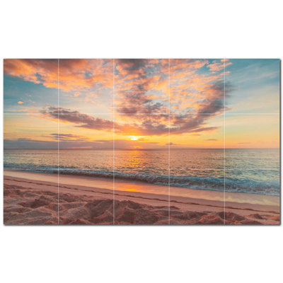 Coucher de soleil photo 6 x 6