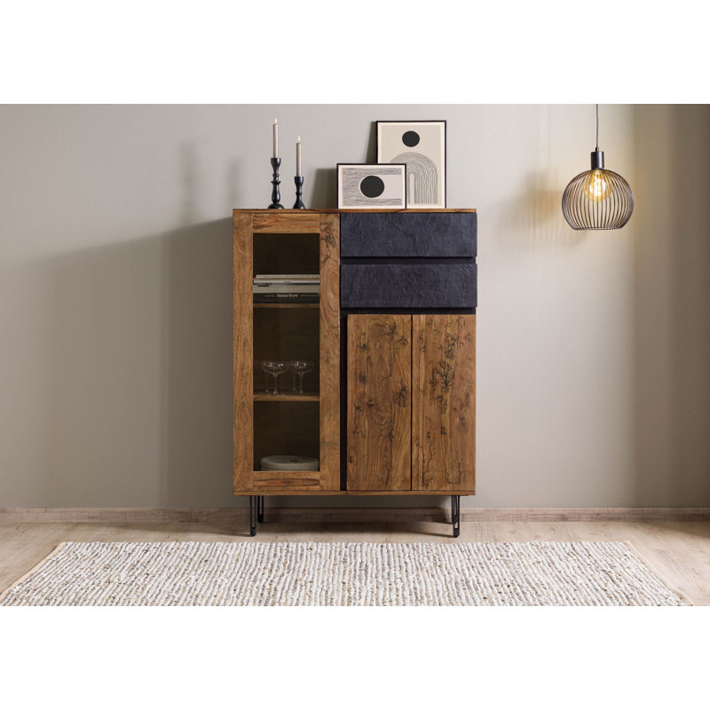 LICHTENBERG 100cm Solid Wood Sideboard