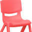 Chaise d'école en plastique empilable avec siège en H 12 po-2142829106-2132751942