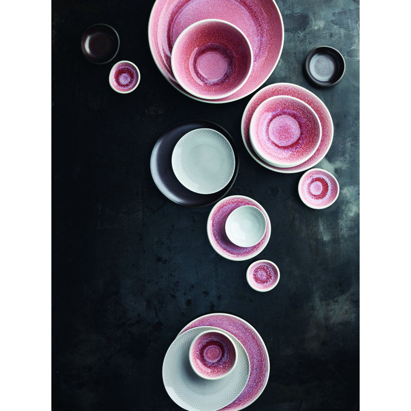 Junto Porcelain Dinner Plate, White
