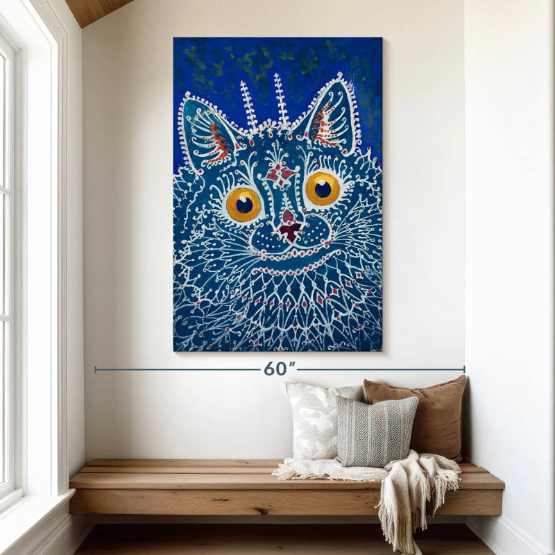 Brampt A Cat In Gothic Style, 51" H x 34" W