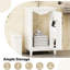 Bathroom Vanity Cabinet 20", Contemporary Style, Ceramic Basin, Sufficient Storage, Soft Close Door 20*14.5*33.3 With Basin - Legs-242280516