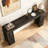 Farmhouse Wood Sofa Table Entryway Table-1864956419