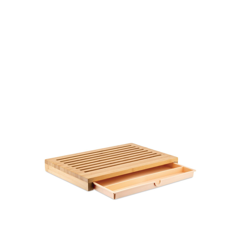 Bamboo Rectangular Bread Board with Crumb Catcher