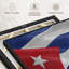Drapeau cubain, reproduction sur toile-731132880