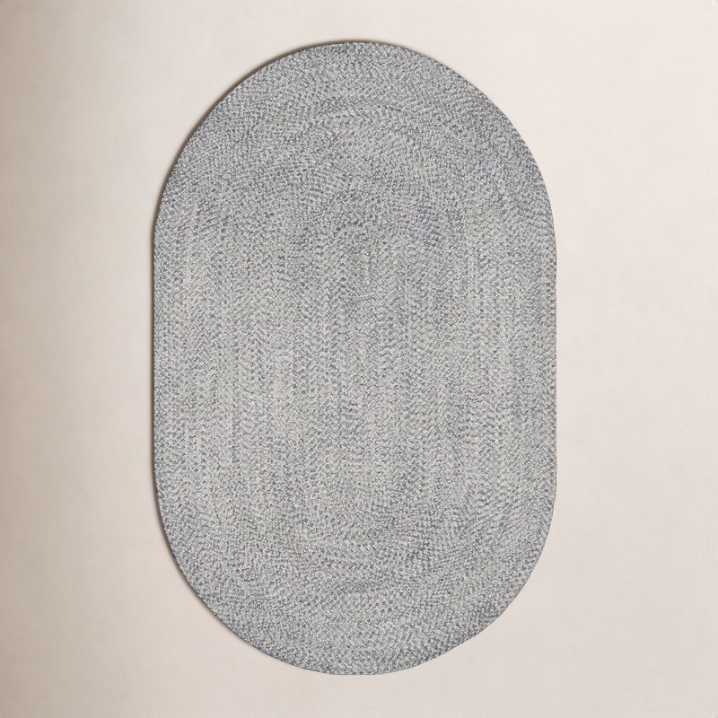 Tapis tissé à la machine Kayley, Oval 6 pi x 9 pi