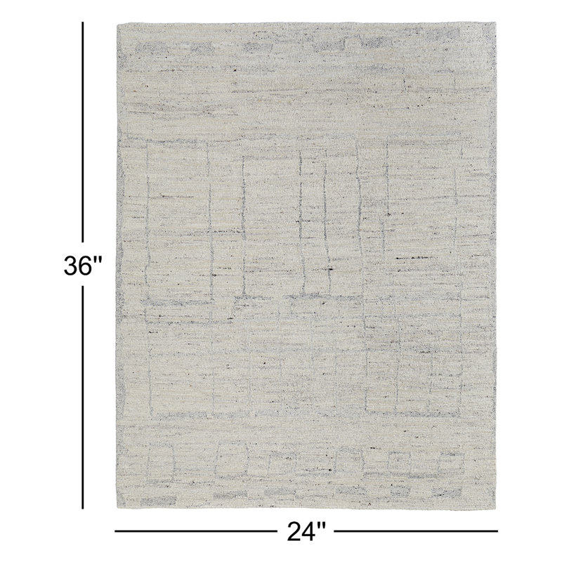 Tapis rectangulaire en laine Conor, Rectangle 2 pi x 3 pi