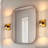 Stainless Steel LED Armed Sconce-101753448