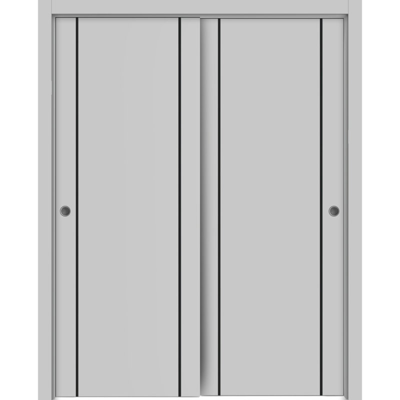 Finition en bois massif manufacturé, Satin blanc, 60 po x 96 po