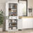 Traditional Kitchen Pantry Cabinet with Adjustable Shelves