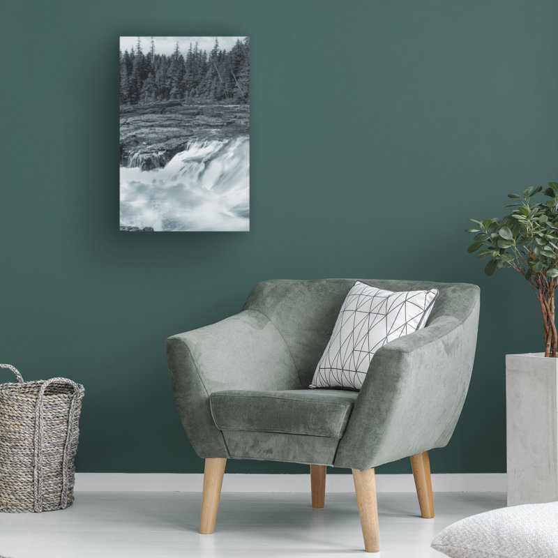 Art sur toile «Rhin Life Beautifulee Glacier River», H 47 po x l 30 po
