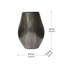 Vase de table Smoke Chisel-2030364333