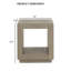 Table de bout carrée 1Pc-979237390
